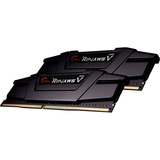 G.Skill DIMM 64 GB DDR4-2666 (2x 32 GB) Dual-Kit, Arbeitsspeicher schwarz, F4-2666C19D-64GVK, Ripjaws V, INTEL XMP