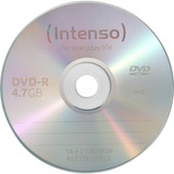 Intenso DVD-R 4,7 GB, DVD-Rohlinge 16fach, 25 Stück, bedruckbar
