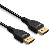 Lindy DisplayPort 1.4 Kabel, Slim schwarz, 1 Meter