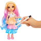 MGA Entertainment Rainbow High Watercolor & Create DIY Modepuppe - Braune Augen 