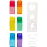 MGA Entertainment Rainbow High Watercolor & Create DIY Modepuppe - Braune Augen 