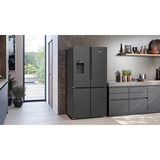 Siemens KF96DAXEA iQ500, French Door edelstahl (dunkel), Home Connect