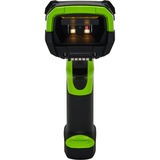 Zebra DS3678-ER, Barcode-Scanner schwarz/grün, 2D, Bluetooth, USB, RS232, Tastaturweiche, Cradle-Montageplatte