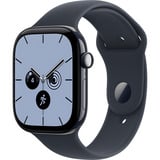 Apple Watch Series 12, Smartwatch dunkelblau, Keramik, 46 mm, Sportarmband Navyblau S/M, Cellular
