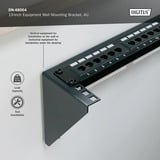 Digitus 19 Zoll Equipment-Wandhalterung 4 HE schwarz