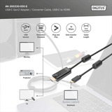 Digitus USB-C Adapterkabel USB-C > HDMI A, 4K @ 60HZ schwarz, 5 Meter