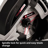 EINHELL Akku-Mini-Handkreissäge TE-CS 18/89 Li-Solo, 18Volt rot/schwarz, ohne Akku und Ladegerät