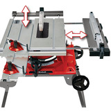EINHELL Tischkreissäge TE-CC 250 UF rot, 1.500 Watt