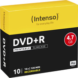Intenso DVD+R 4,7 GB, DVD-Rohlinge 16fach, 10 Stück