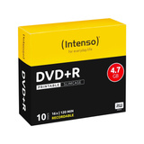 Intenso DVD+R 4,7 GB, DVD-Rohlinge 16fach, 10 Stück