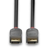 Lindy DisplayPort 1.4 Kabel, Anthra Line schwarz, 2 Meter