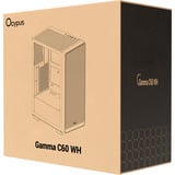 Ocypus Gamma C60 , Tower-Gehäuse weiß, Tempered Glass