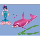 PLAYMOBIL 72106 Fantasy & Magic Orca mit Meerjungfrau, Konstruktionsspielzeug 