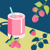 Ravensburger CreArt - Mocktail Himbeere, Malen 