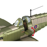 Revell Iron Maiden Spitfire MK.II Aces High - Brick System, Konstruktionsspielzeug Maßstab: 1:18