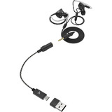 Sharkoon Stealthbite IEM, Kopfhörer schwarz, USB-A/C, Klinke 3,5 mm