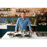 Tefal Bratpfanne by Jamie Oliver Cook Smart  edelstahl/schwarz, Ø 24cm