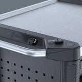 Wera 9706 Tool Rebel Werkstattwagen Stainless 2, mit Bestückung, Werkzeugwagen schwarz/silber, 191-teilig, im exklusiven Tool Rebel Design
