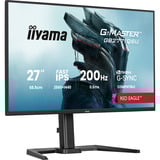 iiyama G-Master GB2771QSU-B1 Red Eagle, Gaming-Monitor 68.6 cm (27 Zoll), schwarz (matt), QHD, Fast-IPS, HDMI, DP, G-Sync komp., USB-Hub, 200Hz Panel