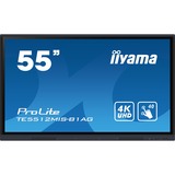 iiyama ProLite TE5512MIS-B1AG, Public Display schwarz, WLAN, Bluetooth, UltraHD/4K