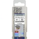 Bosch PRO Metal HSS-G Spiralbohrer, Ø 5,5mm 10 Stück, Arbeitslänge 57mm