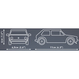COBI Volkswagen Golf (1974-1983), Konstruktionsspielzeug Maßstab 1:35
