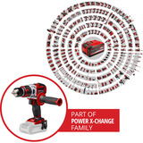 EINHELL Professional Akku-Schlagbohrschrauber TP-CD 18 Li-i Brushless-Solo, 18Volt rot/schwarz, ohne Akku und Ladegerät