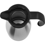 Emsa Isolierkanne SOFT GRIP, 1 Liter edelstahl/schwarz, Quick Tip Verschluss