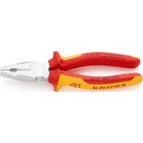 KNIPEX Kombizange 01 06 190 VDE rot/gelb, Griffe isoliert, VDE-geprüft