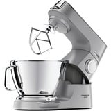 Kenwood Titanium Chef Baker Küchenmaschine KVC85.124SI silber, 1.200 Watt, integrierte Waage, Timer, Patisserie-Set, Mixaufsatz