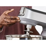 Kenwood Titanium Chef Baker Küchenmaschine KVC85.124SI silber, 1.200 Watt, integrierte Waage, Timer, Patisserie-Set, Mixaufsatz