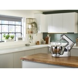 Kenwood Titanium Chef Baker Küchenmaschine KVC85.124SI silber, 1.200 Watt, integrierte Waage, Timer, Patisserie-Set, Mixaufsatz