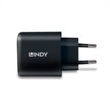 Lindy Ladegerät 65 Watt USB-C GaN Charger schwarz, 1x USB-C PD 3.0, GaN, PPS