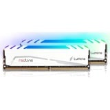 Mushkin DIMM 32 GB DDR5-6400 (2x 16 GB) Dual-Kit, Arbeitsspeicher weiß, MLB5C640A77P16GX2, Redline Lumina White