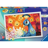 Ravensburger CreArt - Stolzer Pfau, Malen 