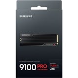 Samsung 9100 PRO Heatsink 4 TB, SSD PCIe 5.0 x4, NVMe 2.0, M.2 2280