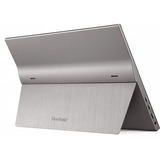 ViewSonic TD1655, LED-Monitor 39.6 cm (15.6 Zoll), silber/schwarz, FullHD, IPS, USB-C, Mini-HDMI, Touch-Stift, Lautsprecher