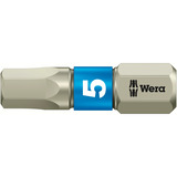 Wera Bicycle Set 5, 2025, Bit-Satz schwarz/grün, 7-teilig, 1/4", mit Ratschenfunktion
