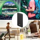 goobay Wireless Schnelllade-Powerbank 10000mAh schwarz, PD, QC 3.0, 10.000 mAh