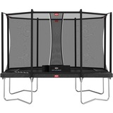 BERG Toys Trampolin Ultim Favorit Regular, Fitnessgerät grau, rechteckig, 220 x 330 cm, inkl. Sicherheitsnetz Comfort