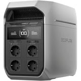 EcoFlow DELTA 3 Plus Tragbare Powerstation, 1024Wh grau, 1800W