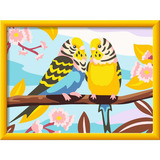 Ravensburger CreArt - Bunte Wellensittiche, Malen 