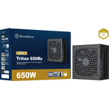 SilverStone Triton 650Rz, PC-Netzteil schwarz, 1x 12-Pin High Power GPU, 2x PCIe, Kabelmanagement, 650 Watt