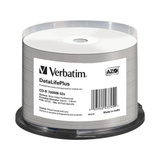 Verbatim CD-R 700 MB, CD-Rohlinge 52fach, 50 Stück, bedruckbar