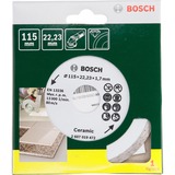 Bosch Diamanttrennscheibe für Fliesen, Ø 115mm Bohrung 22,23mm
