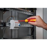 Bosch Professional VDE Schraubendreher-Set TX Professional, 7-teilig rot/gelb, 6 VDE-Schraubendreher, Phasenprüfer SL3
