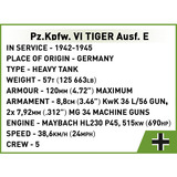 COBI Pz.Kpfw. VI Tiger Ausf. E, Konstruktionsspielzeug Maßstab 1:48