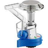 Campingaz Campingkocher Twister Connect, Gaskocher silber/blau, 2,9 kW