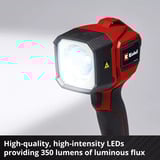 EINHELL Akku-Lampe TC-CL 18/350 Li - Solo, LED-Leuchte ohne Akku und Ladegerät