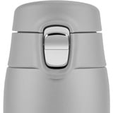 Emsa TRAVEL MUG light Thermobecher 0,4 Liter silber, Flip-Deckel